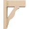 Ekena Millwork 6-in W x 14-in D x 18-in H Funston Block Rough Cedar Woodgrain TimberThane Outlooker, Primed Tan OUTUR060X14X18FST44RCPR - alternate 4